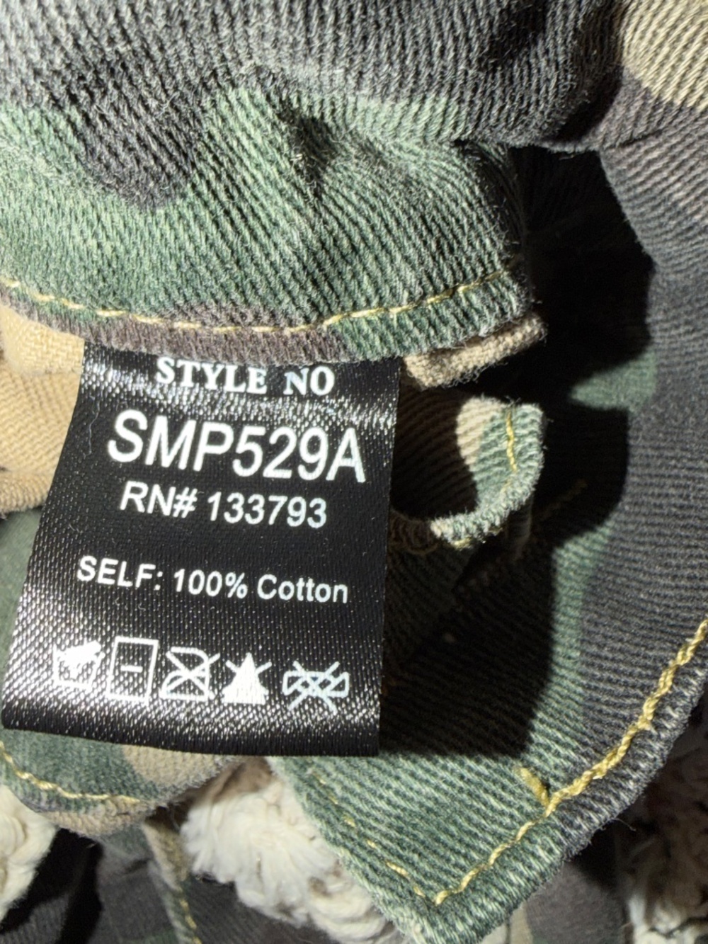 Pol camouflage and lace distressed jogger pants - Picture 8 of 10